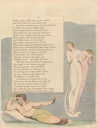 Pensieri Notturni di Young, Pagina 93, Se gli angeli tremano, è a una tale vista da William Blake